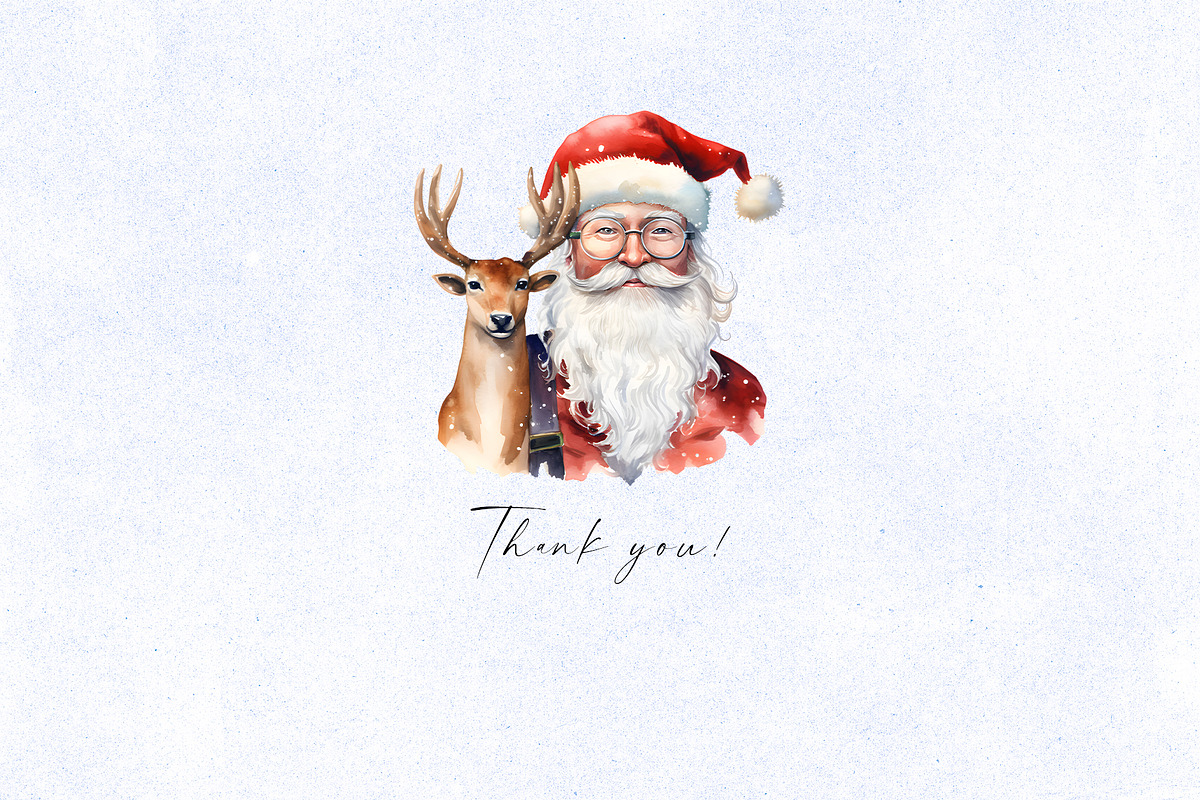Santa Claus Clipart Bundle, a Seasonal Illustration by Vasmila (Photo 6 of 6)