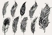 Hand drawn elements bundle, an Object Graphic by Somjai King (Thumbnail 5 of 21)
