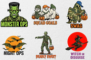 Camouflage Halloween Sublimation PNG, an Illustration by DreamCafeArt (Thumbnail 6 of 6)