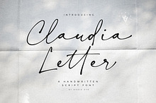 Claudia Letter Font