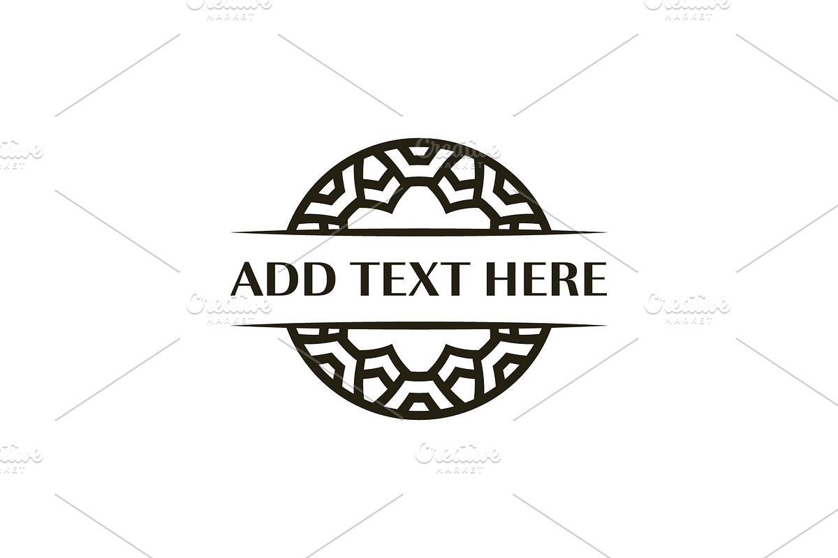 Ornamental Leaf Mandala Crest, a Branding & Logo Template by Rasagama Studio