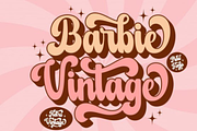 Barbie Vintage Font 2025, a Symbol Font by shopcosm (Thumbnail 3 of 3)