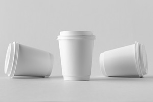 Double wall coffee cup mockup JPEG, a Food & Drink Photo by Shablon