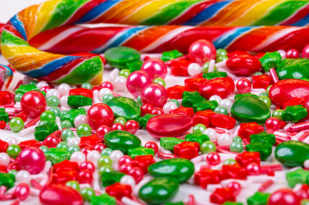 christmas candy background, a Holiday Photo by Photo for You