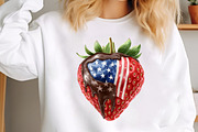 Independence Day Strawberry PNG, an Illustration by SinaCreation (Thumbnail 6 of 10)