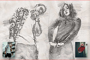 Realistic Pencil Sketch CS3+, an Action Add-On by Amorjesu.com (Thumbnail 7 of 16)