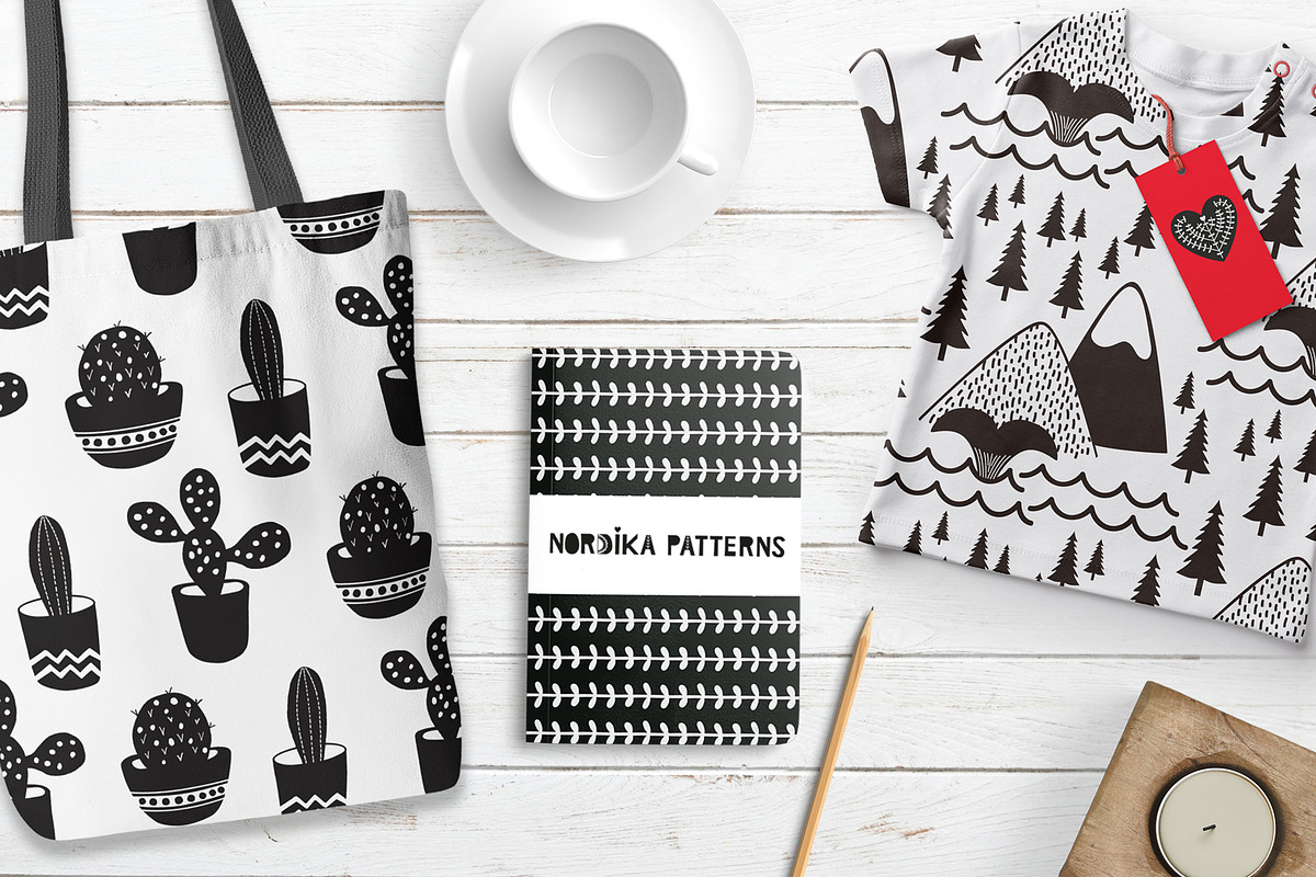 Nordika Seamless Patterns, a Pattern Graphic by Chus Moreno Studio (Photo 4 of 9)