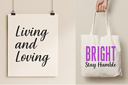 Bright Whisper Modern Font Duo Sans, a Sans Serif Font by cocodesign (Thumbnail 5 of 7)