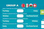 2020 European Championship WallChart, a Poster Template by RussGFX (Thumbnail 2 of 6)