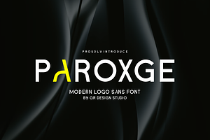 Paroxge - Modern Logo Sans Font