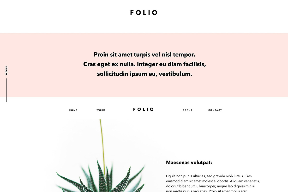 FOLIO | Adobe Muse Website Template, a Websites & App Template by Basic Creations (Photo 3 of 6)