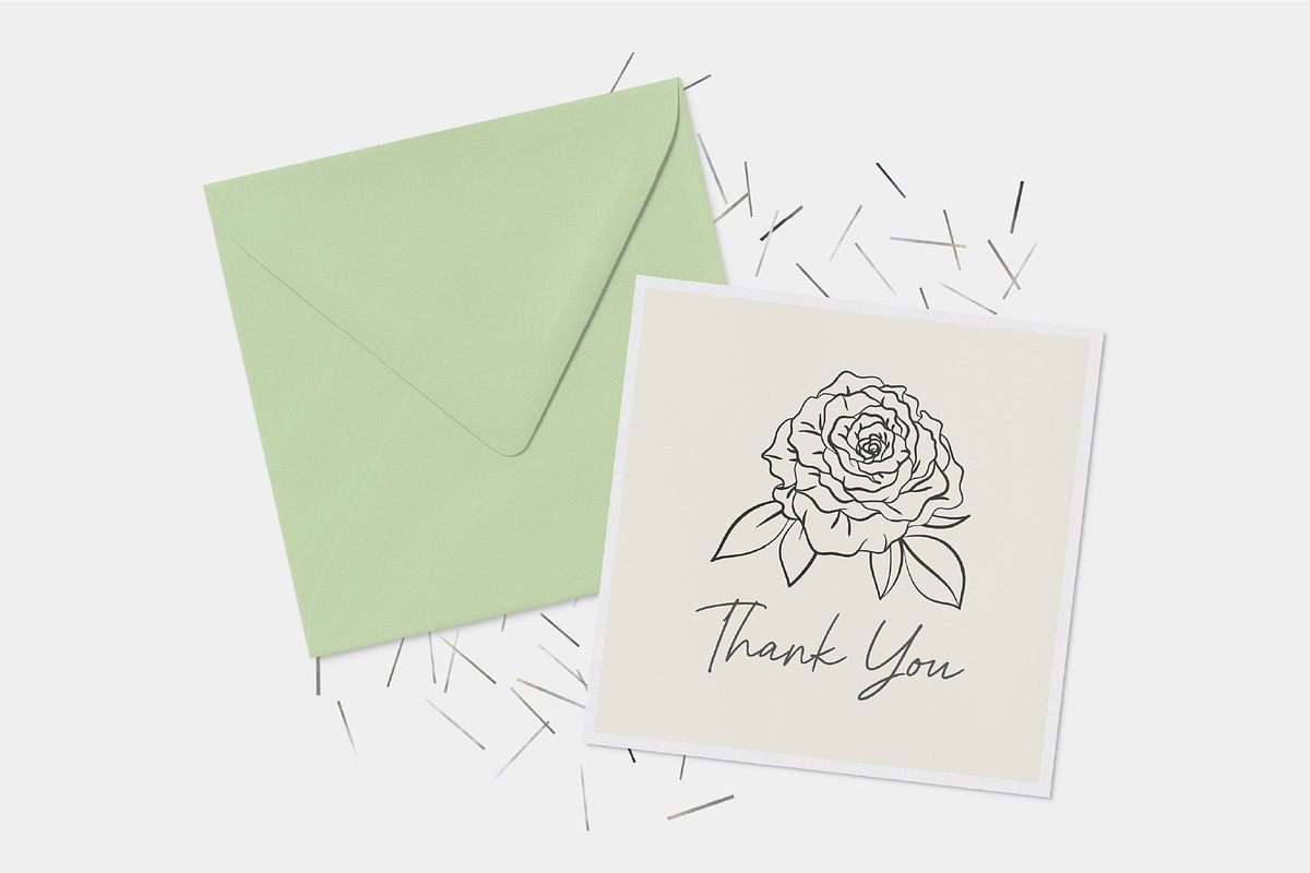 Hand-drawn Line Art Summer Flowers, a Decorative Illustration by La Petite Line Art (Photo 12 of 12)