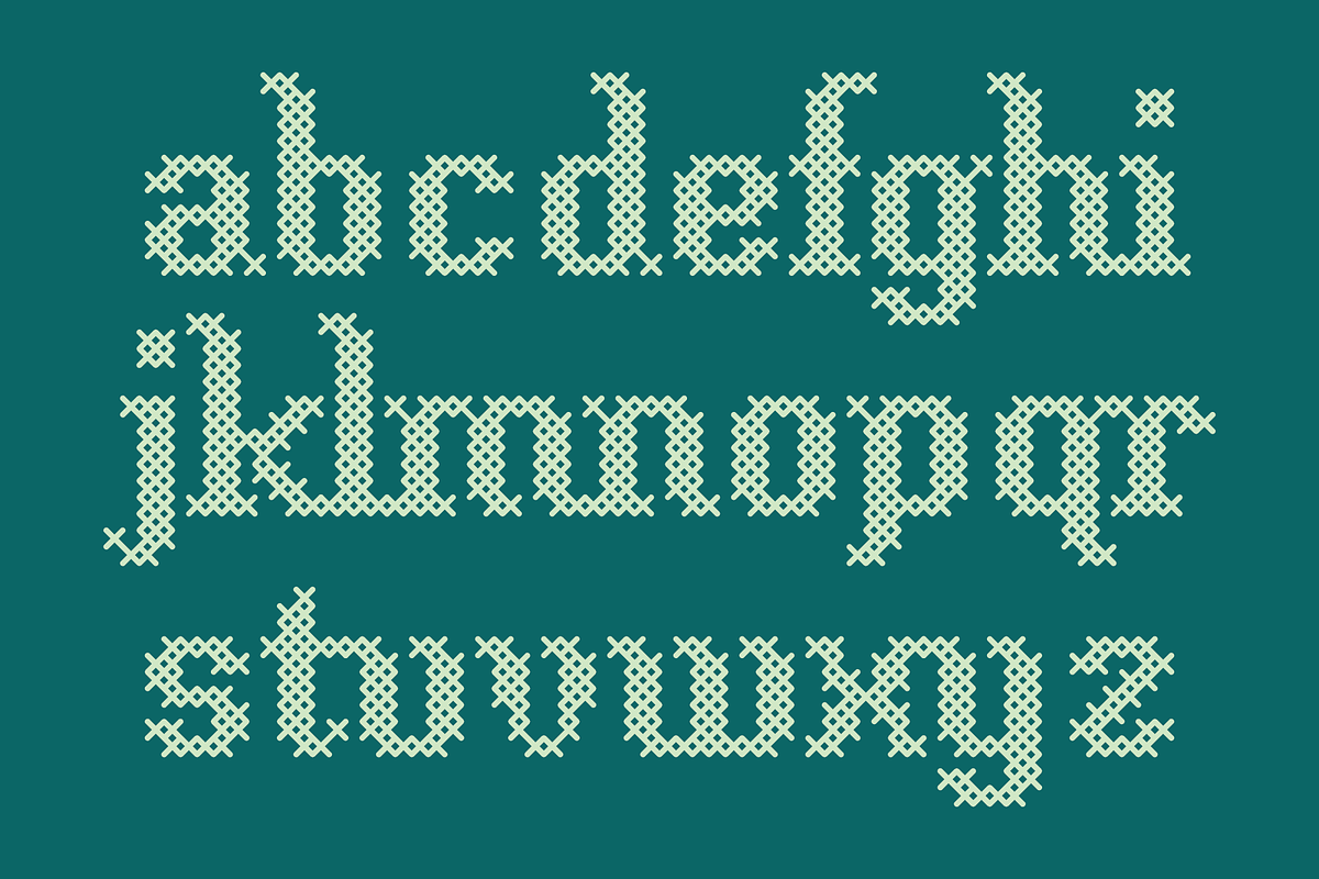 Cross Stitch Classic Font, a Font by GG Design (Photo 5 of 10)