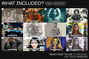 12 Photo Effect Templates, a Layer Style Add-On by iDoodle Studio (Thumbnail 2 of 6)