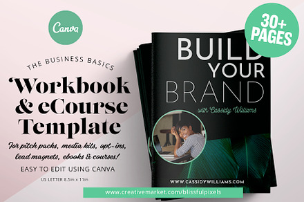 eCourse Workbook Template for Canva