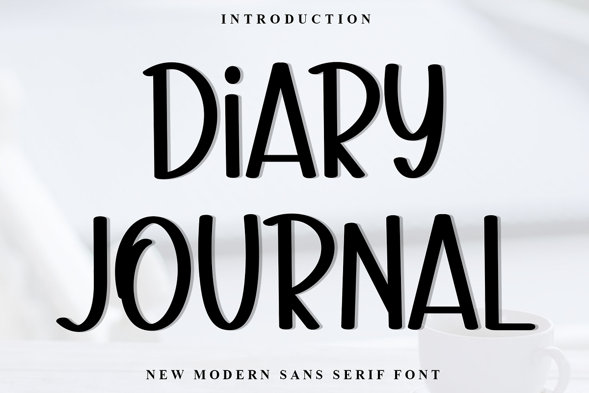 Diary Journal, a Script Font by InermediaSTUDIO (Photo 1 of 8)