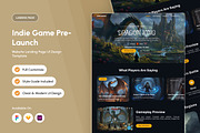 Dragon King Indie Game Landing, a Landing Page Template by trabaskriya (Thumbnail 1 of 5)