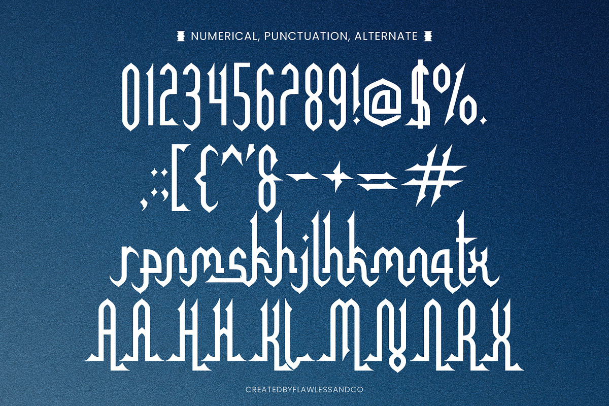 Nishwary - India Font, a Font by Flawless And Co (Photo 10 of 10)