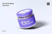 Jam Jar Mockup, a Packaging Mockup by Se٧enStudio (Thumbnail 2 of 5)