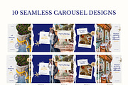 Scrapbook Travel Seamless Carousels, a Social Media Template by Anna Design Studio (Thumbnail 3 of 11)
