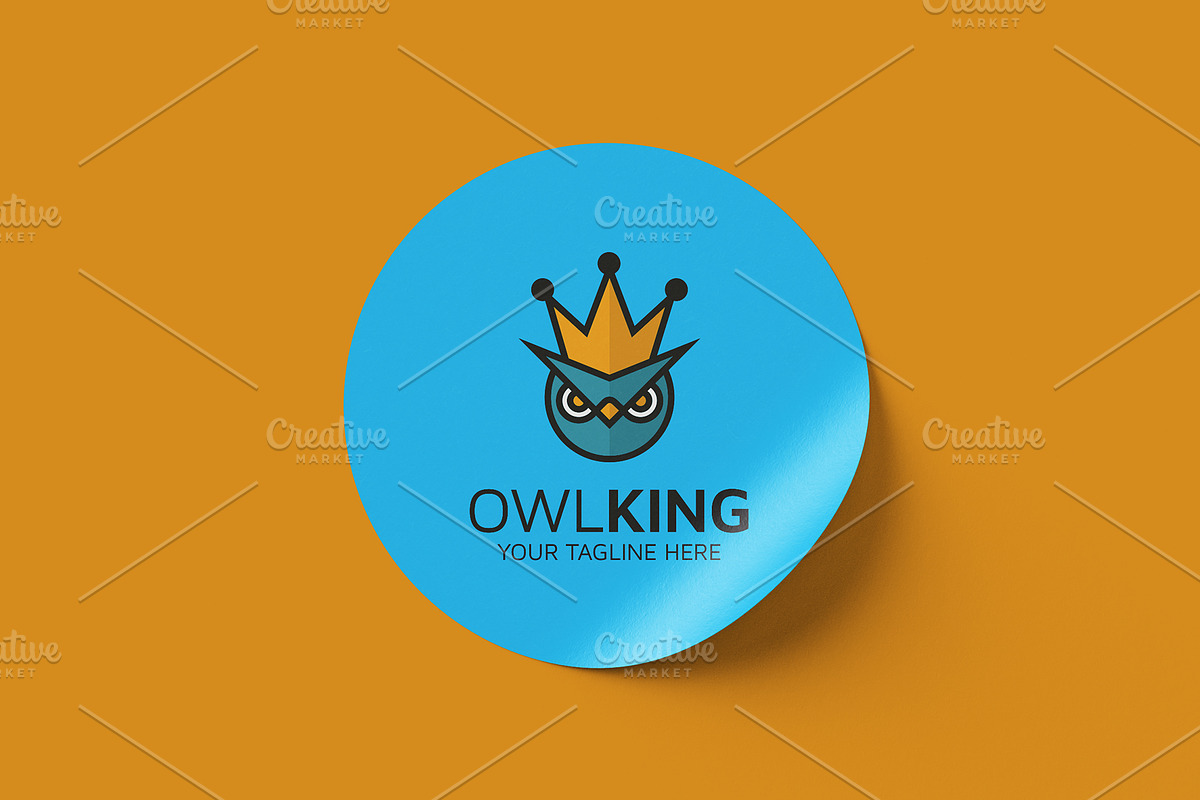 Owl King Logo, a Branding & Logo Template by Logo Lab (Photo 1 of 4)