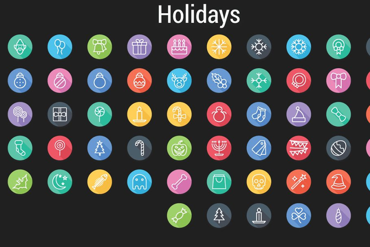 1800+ Flat Icons - Line Icons Pack, an Outline Icon by FlatLineIcons (Photo 9 of 31)