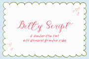 Betty Script, a Font by Design by Laney (Thumbnail 17 of 17)