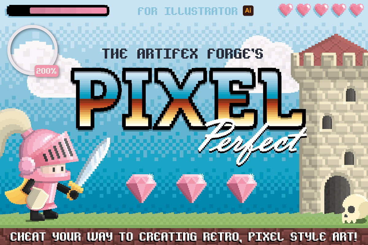 Pixel Perfect - 8-bit Tool Kit, a Brush Add-On by The Artifex Forge (Photo 1 of 16)