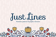 Just Lines patterns & graphics, a Pattern Graphic by Patricia Zapata (Thumbnail 1 of 5)