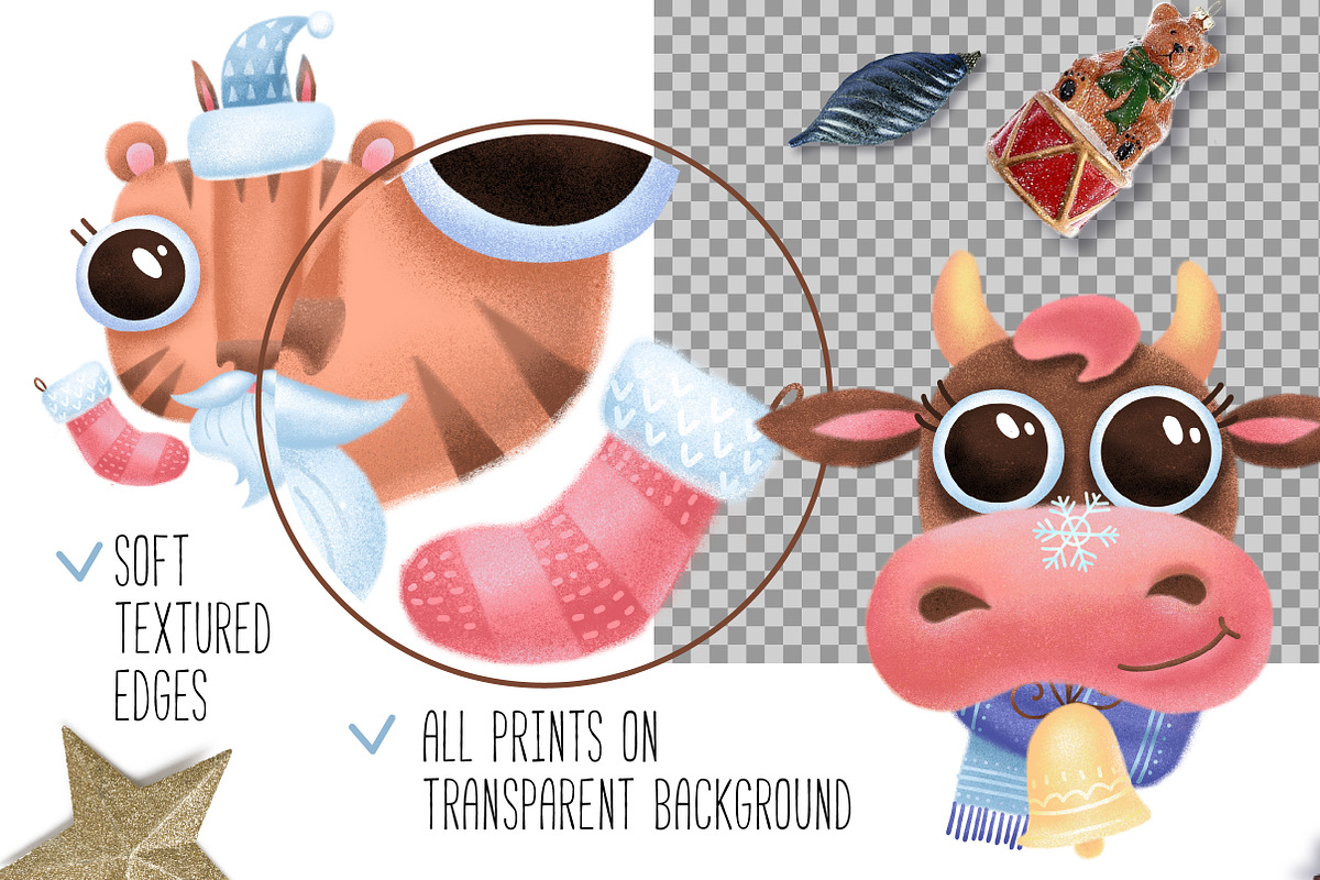 Christmas animal character creator, an Animal Illustration by Lana Sham (Photo 8 of 19)