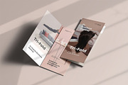 Tri-Fold DL Brochure Mock-up, an Advertising Mockup by Se٧enStudio (Thumbnail 12 of 16)