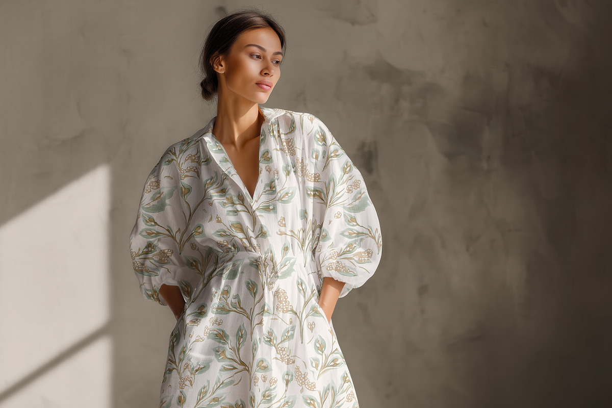 Long Sleeve Studio Dress Mockup, a Shirt Mockup by 1001 mockups (Photo 5 of 9)