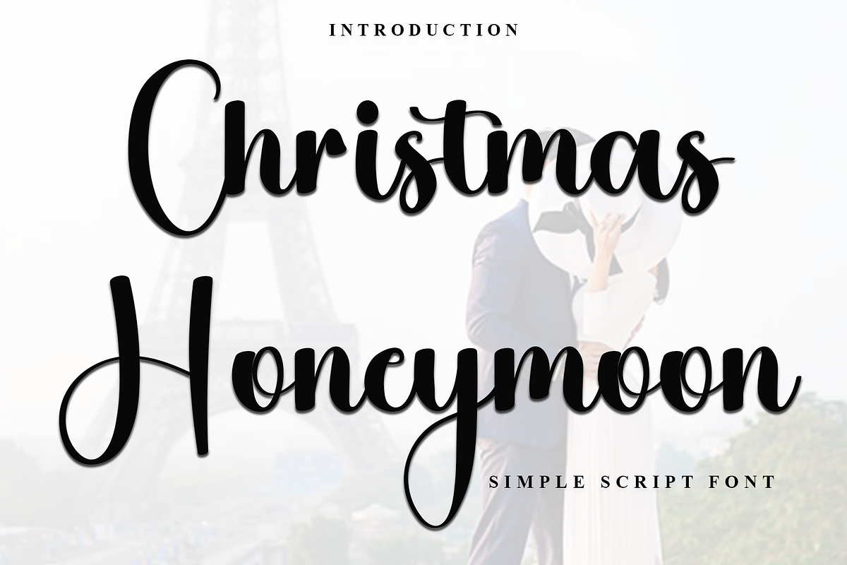 Christmas Honeymoon, a Handwritten Font by FreshTypeINK (Photo 1 of 8)