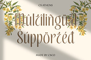 CS Athens – Elegant Font, a Sans Serif Font by Craft Supply Co. (Thumbnail 4 of 8)
