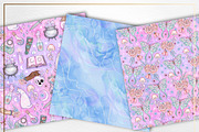 Pastel witch seamless patterns, a Pattern Graphic by Gaynor Carradice Designs (Thumbnail 6 of 7)