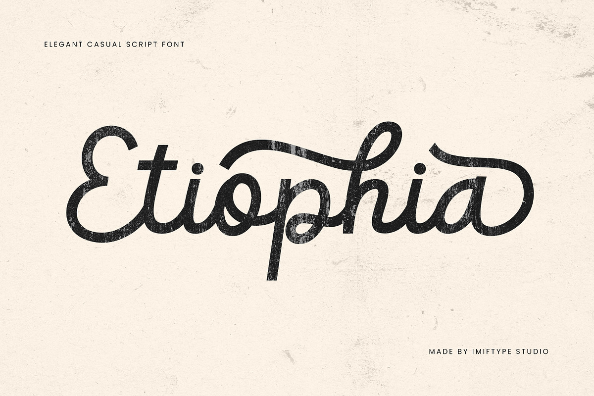 Brodger – Retro Script Font, a Script Font by Imiftype Studio (Photo 6 of 11)