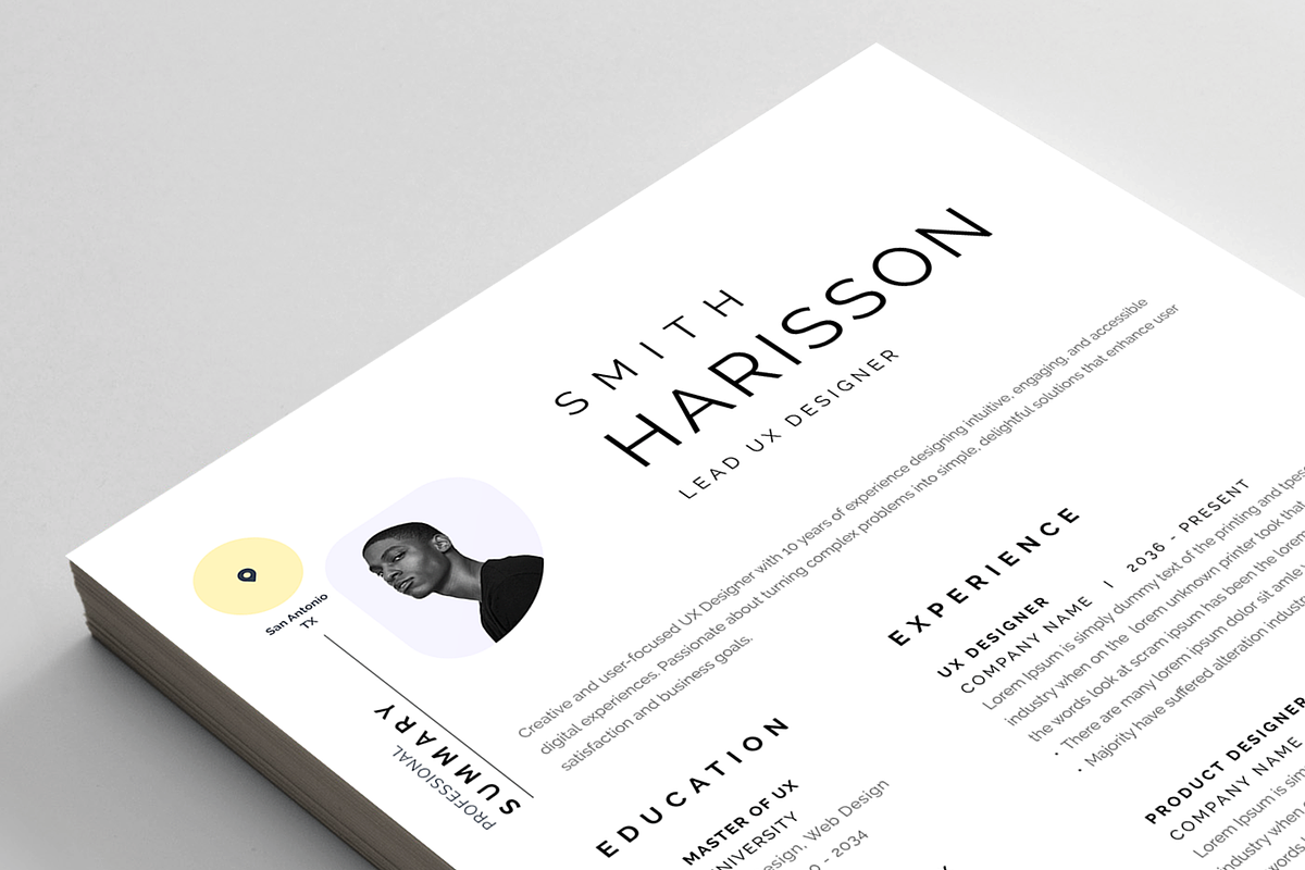 Resume/CV, a Resume Template by Reuix Studio (Photo 5 of 5)