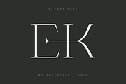 Bruney - Classy Ligature Font, a Serif Font by Sensatype (Thumbnail 8 of 19)