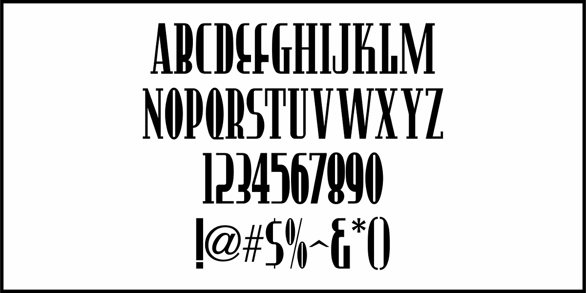 Unusually Deco JNL, a Font by Jeff Levine Fonts (Photo 3 of 5)