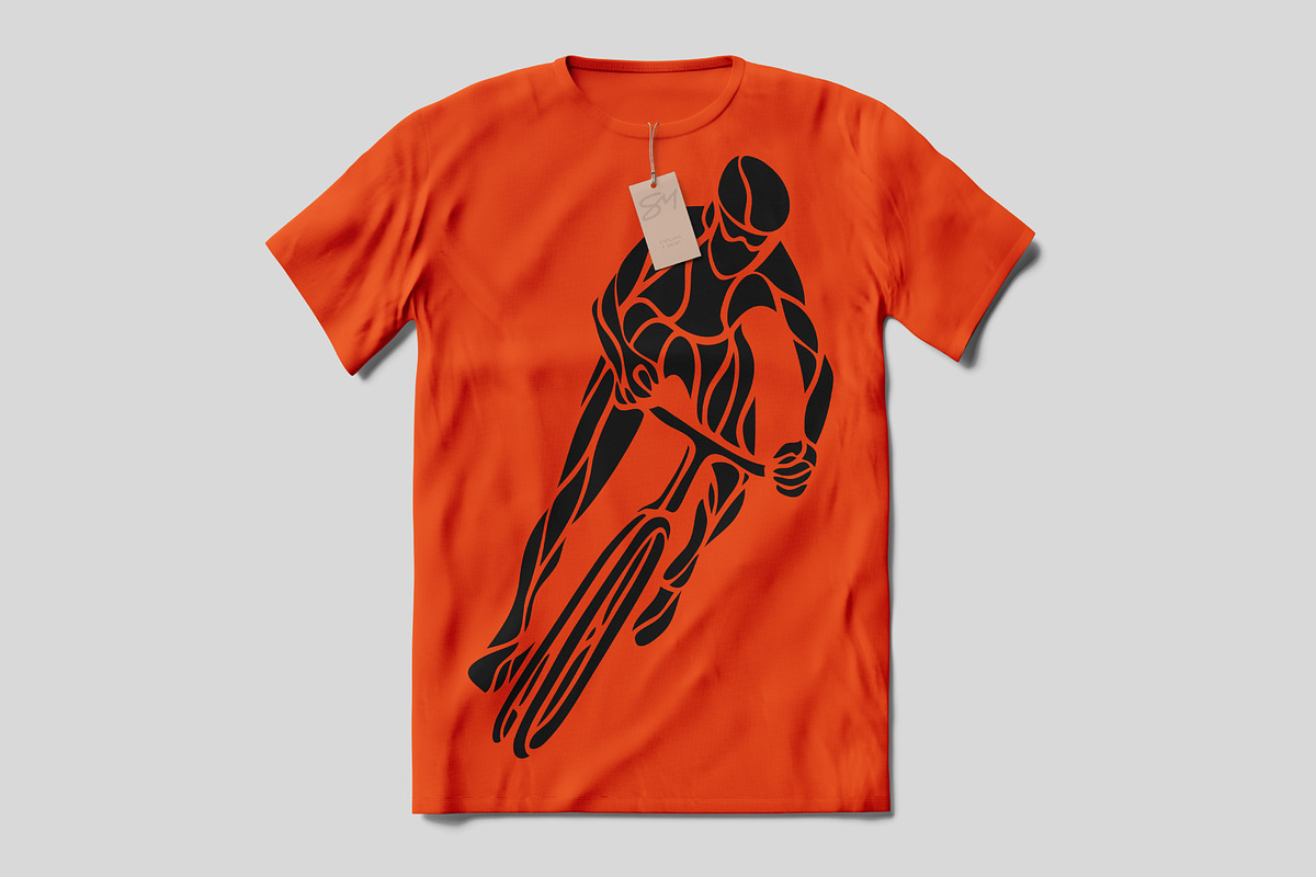 Cycling cyclists silhouettes set, a Person Illustration by Kluva's Wavy Silhouettes (Photo 4 of 4)