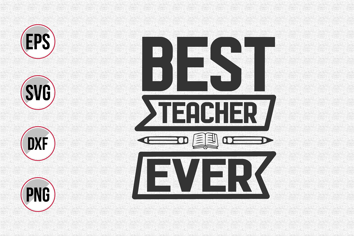 Teacher typographic quotes design., a Graphic by Uniquesvg99 (Photo 12 of 21)