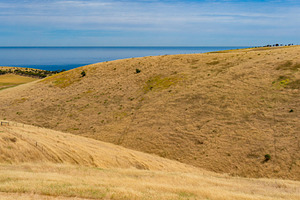 Nature background of rolling hills