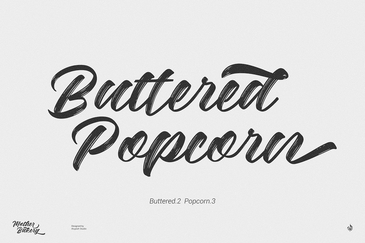 Mother Bakery, a Handwritten Font by Aluyeah Studio (Photo 4 of 13)