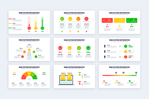 Smile Rating Powerpoint Infographics