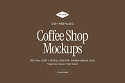 Coffee Shop Mockups, a Mockup by Vitora Mockup (Thumbnail 3 of 15)