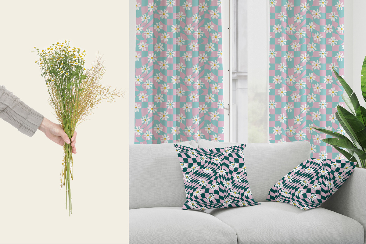 Chamomile Smile Pattern, a Pattern Graphic by Michiru13 (Photo 3 of 22)