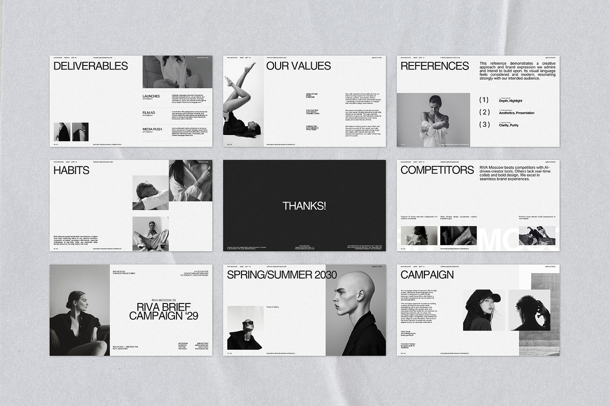 Creative Brief Presentation Template, a Presentation Template by Prapti Design (Photo 9 of 9)