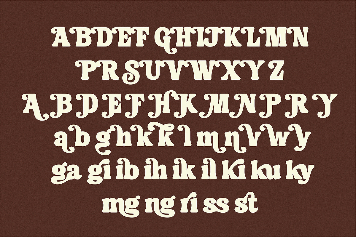 Silky Milky-Bold Retro Serif, a Serif Font by Violet Natural (Photo 11 of 12)