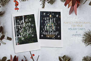 Magic Of Christmas Lettering Overlay