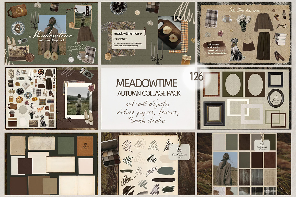 COLLAGE BUNDLE 20 in 1 (3800+), an Object Graphic by lerinartstudio (Photo 15 of 21)